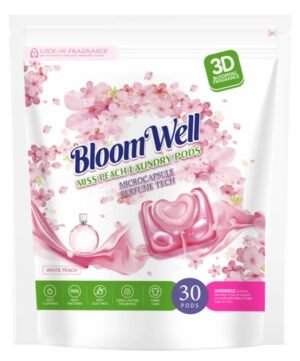 SP30_6 Detergente Para Ropa En Cápsulas - Bloomwell 3 En 1 - 30 Un